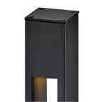 Hinkley Lighting 15502SK Satin Black Atlantis Square Small Bollard Image 4