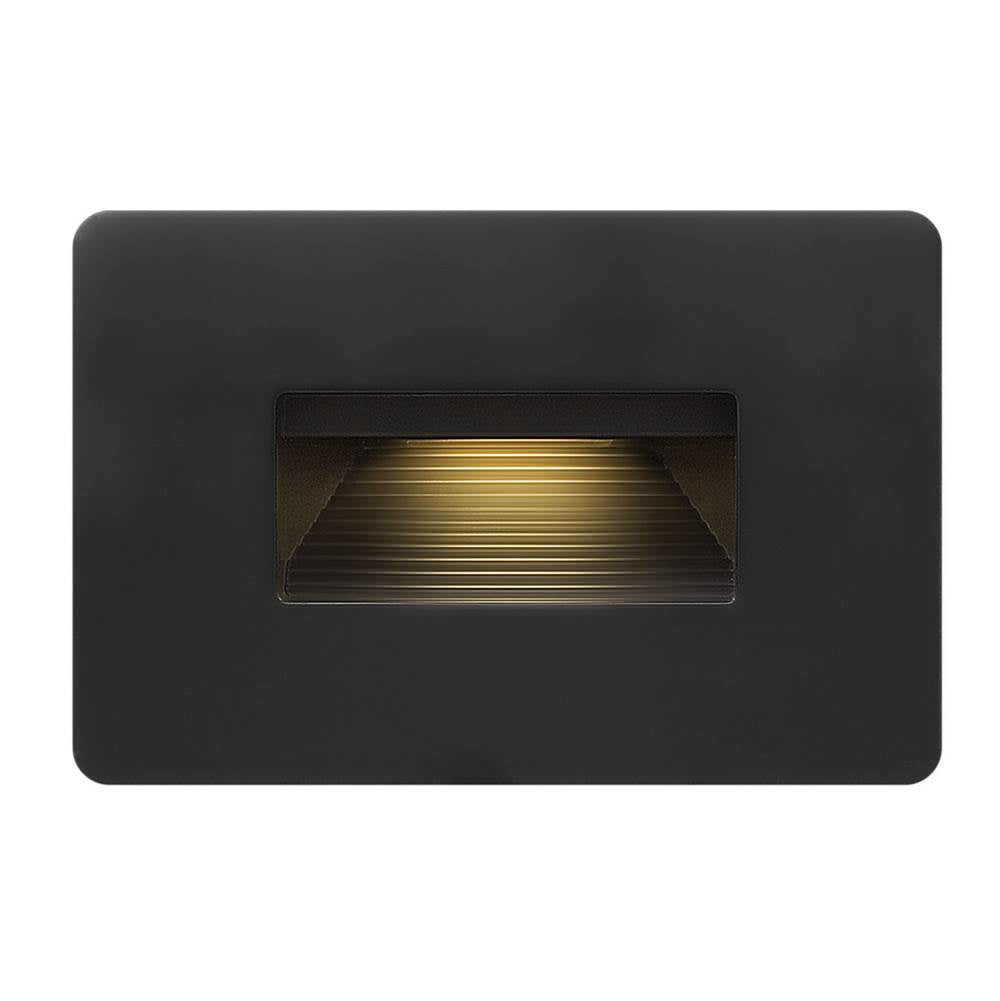 Hinkley Lighting 15508SK Satin Black Luna Step Light 12v Horizontal 2700k Image 1
