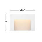 Hinkley Lighting 1553SW Satin White Taper Deck Sconce 12v Horizontal Image 3