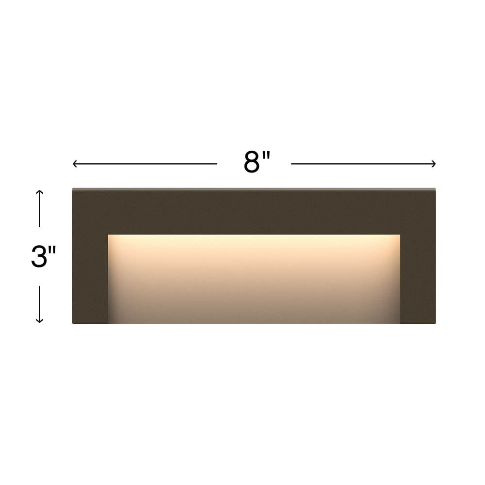 Hinkley Lighting 1557BZ Bronze Taper Deck Sconce 12v Wide Horizontal Image 2