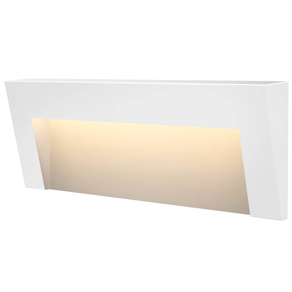 Hinkley Lighting 1557SW Satin White Taper Deck Sconce 12v Wide Horizontal Image 2