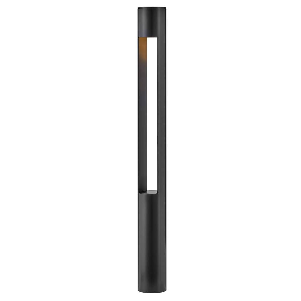 Hinkley Lighting 15601SK Satin Black Atlantis Round Large Bollard Image 8