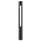 Hinkley Lighting 15601SK Satin Black Atlantis Round Large Bollard Image 6