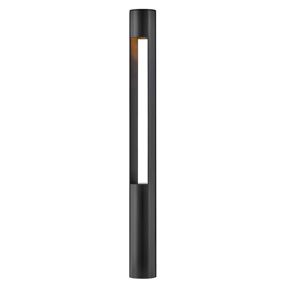 Hinkley Lighting 15601SK Satin Black Atlantis Round Large Bollard Image 6