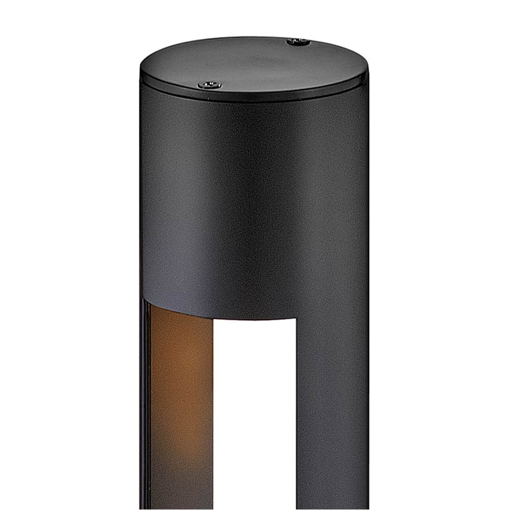 Hinkley Lighting 15601SK Satin Black Atlantis Round Large Bollard Image 5