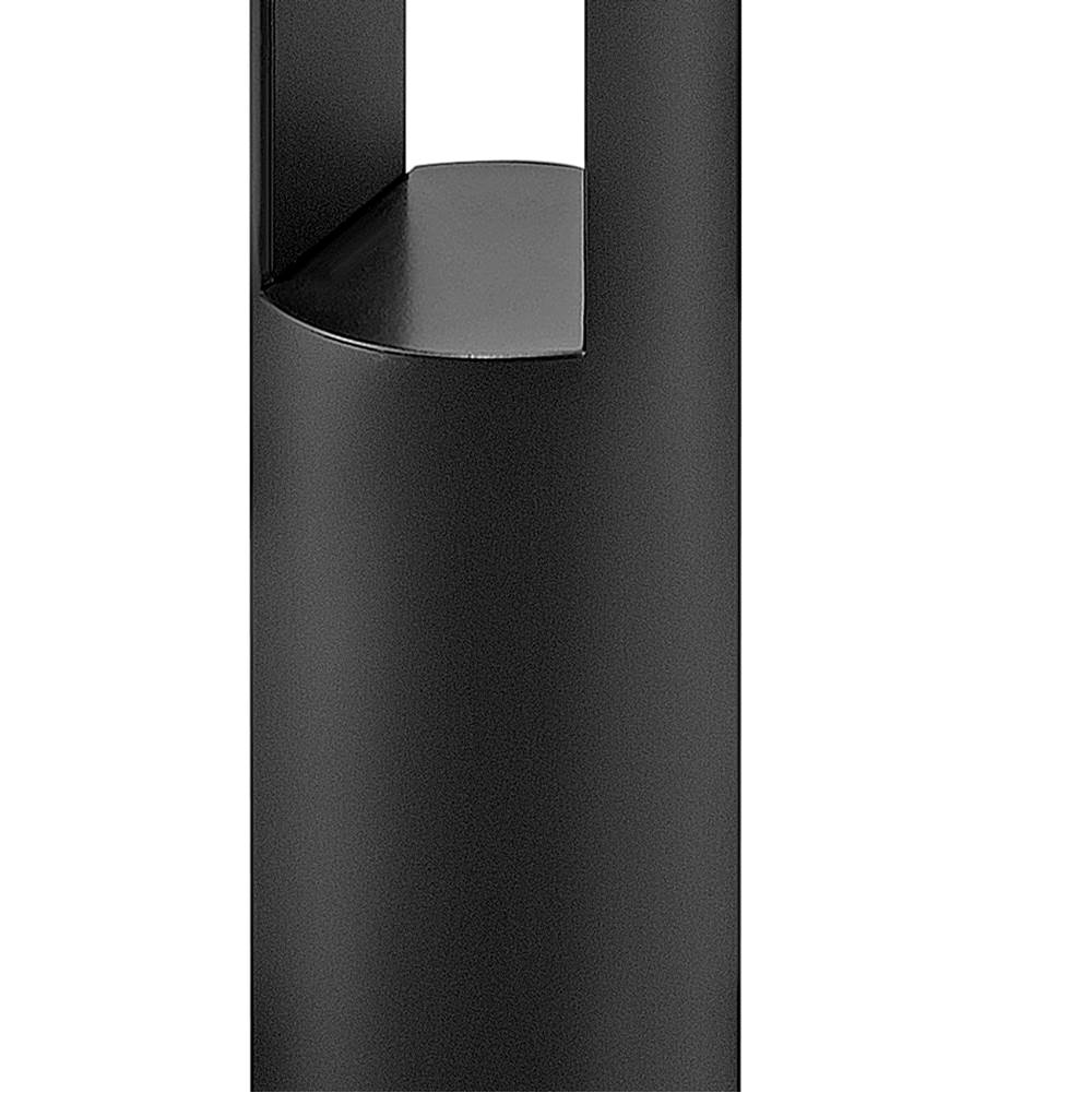 Hinkley Lighting 15601SK Satin Black Atlantis Round Large Bollard Image 4