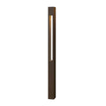 Hinkley Lighting 15602BZ Bronze Atlantis Square Large Bollard Image 1