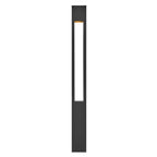 Hinkley Lighting 15602SK Satin Black Atlantis Square Large Bollard Image 9