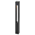 Hinkley Lighting 15602SK Satin Black Atlantis Square Large Bollard Image 7