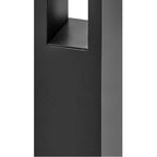 Hinkley Lighting 15602SK Satin Black Atlantis Square Large Bollard Image 3
