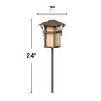 Hinkley Lighting 1560AR-LL Anchor Bronze Harbor Led Path Light Image 5