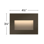 Hinkley Lighting 1563BZ Bronze Taper Step 12v Horizontal Image 3