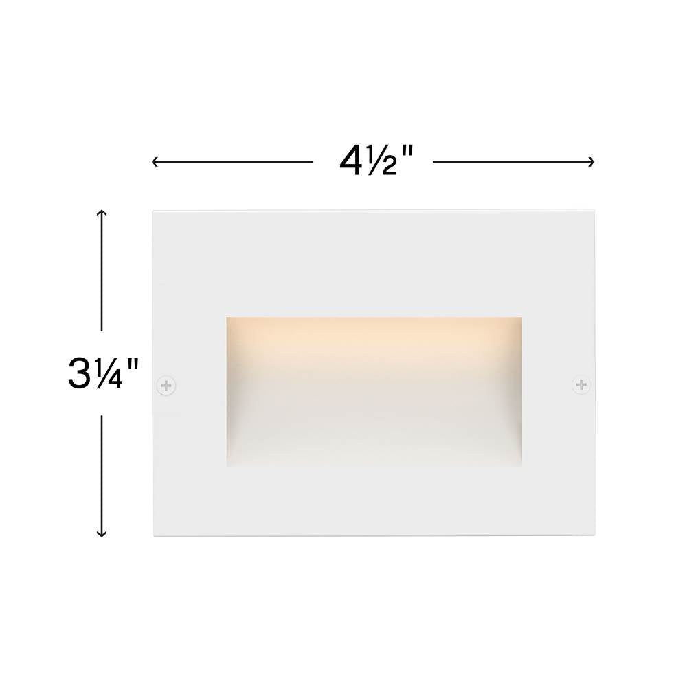 Hinkley Lighting 1563SW Satin White Taper Step 12v Horizontal Image 4