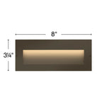 Hinkley Lighting 1565BZ Bronze Taper Step 12v Wide Horizontal Image 3