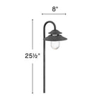 Hinkley Lighting 1566DZ-LL Aged Zinc Atwell Led Path Light Image 6