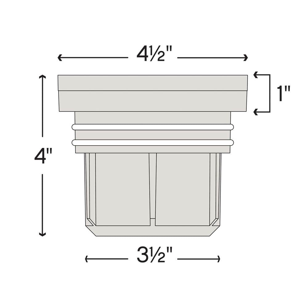 Hinkley Lighting 15702MZ Matte Bronze Flat Top Well Light Image 2