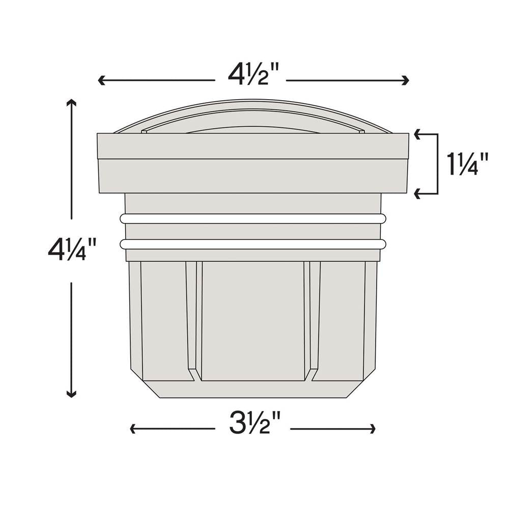 Hinkley Lighting 15705MZ Matte Bronze Grill Top Well Light Image 2
