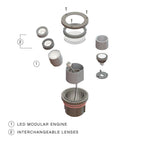 Hinkley Lighting 15708MZ Matte Bronze Shielded Well Light Image 4