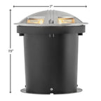 Hinkley Lighting 15742SS Stainless Steel Flare Led Quad-directional Well Light Image 2