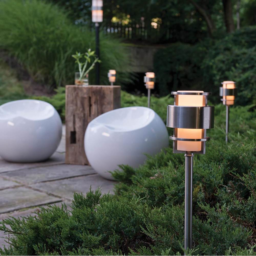 Hinkley Lighting 1579SK-LL Satin Black Saturn Led Path Light Image 3