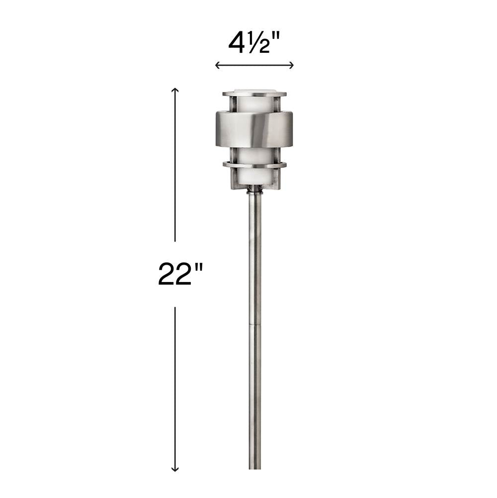 Hinkley Lighting 1579SS-LL Stainless Steel Saturn Led Path Light Image 6