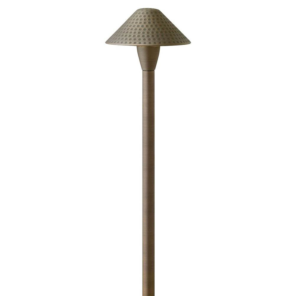 Hinkley Lighting 16007MZ-LL Matte Bronze Hardy Island Large Hammered Led Path Light Image 1