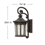 Hinkley Lighting Raley Small Wall Mount Lantern