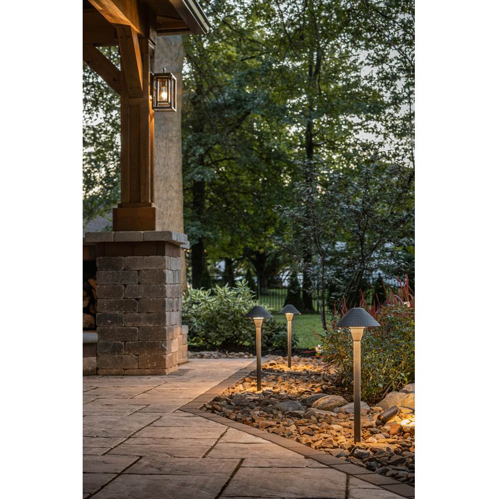 Hinkley Lighting 16010MZ-LL Matte Bronze Hardy Island Small Hammered Led Path Light Image 4