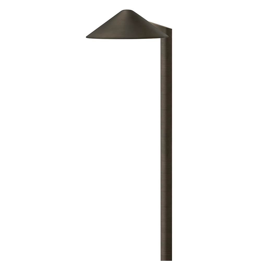 Hinkley Lighting 16012BSK-LL Brass Satin Black 12v Round Side Mount Led Path Light Image 1