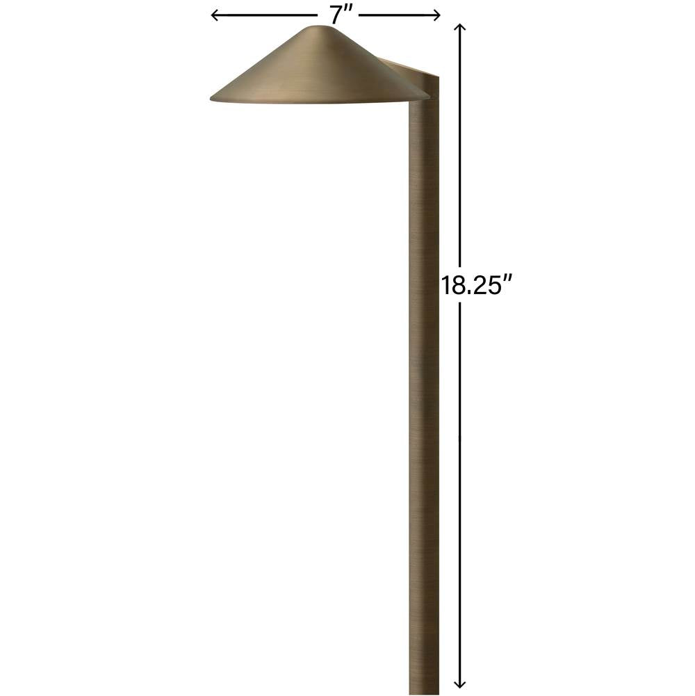 Hinkley Lighting 16012MZ-LL Matte Bronze Hardy Island Round Side Mount Led Path Light Image 2