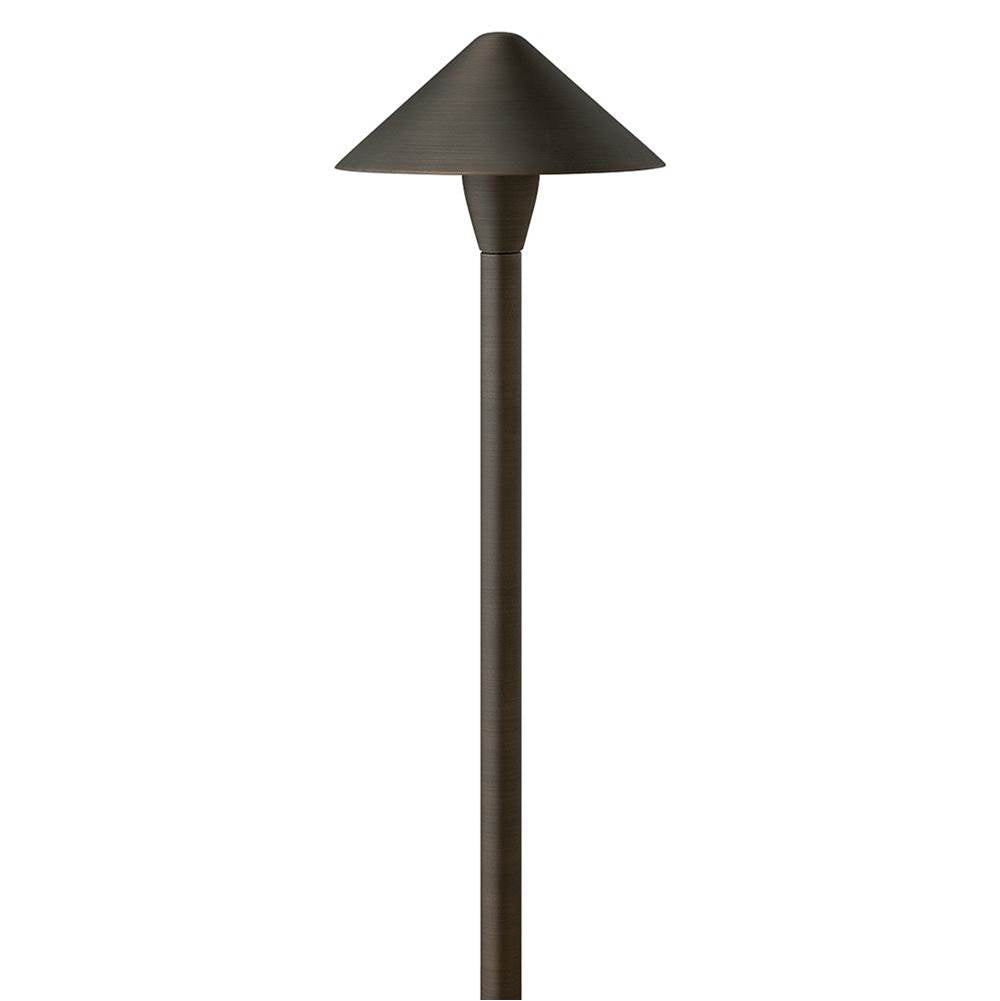 Hinkley Lighting 16019BSK-LL Brass Satin Black 12v Large Classic Led Path Light Image 1