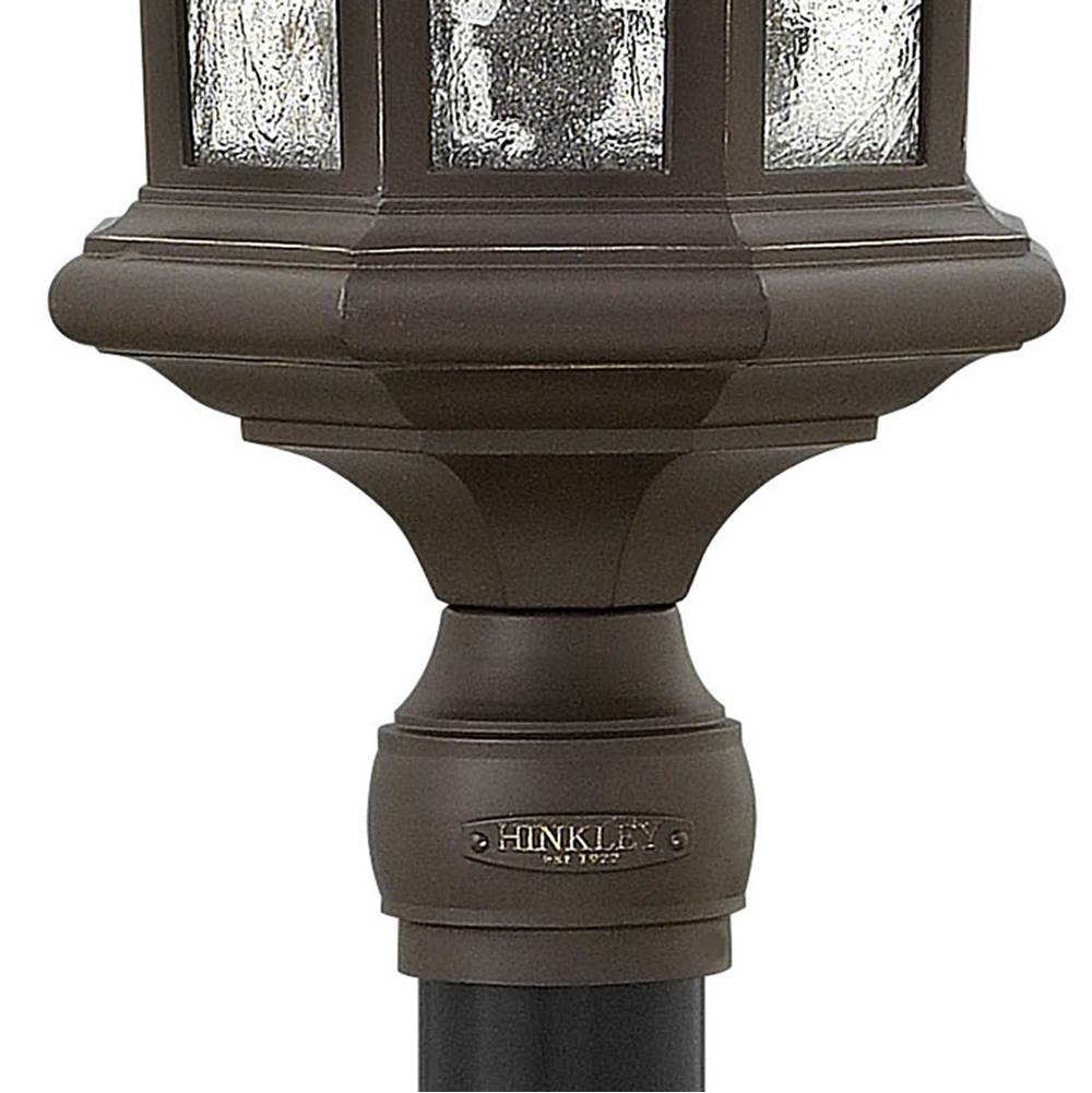 Hinkley Lighting 1601OZ-LL Oil Rubbed Bronze Large Post Top Or Pier Mount Lantern Image 3
