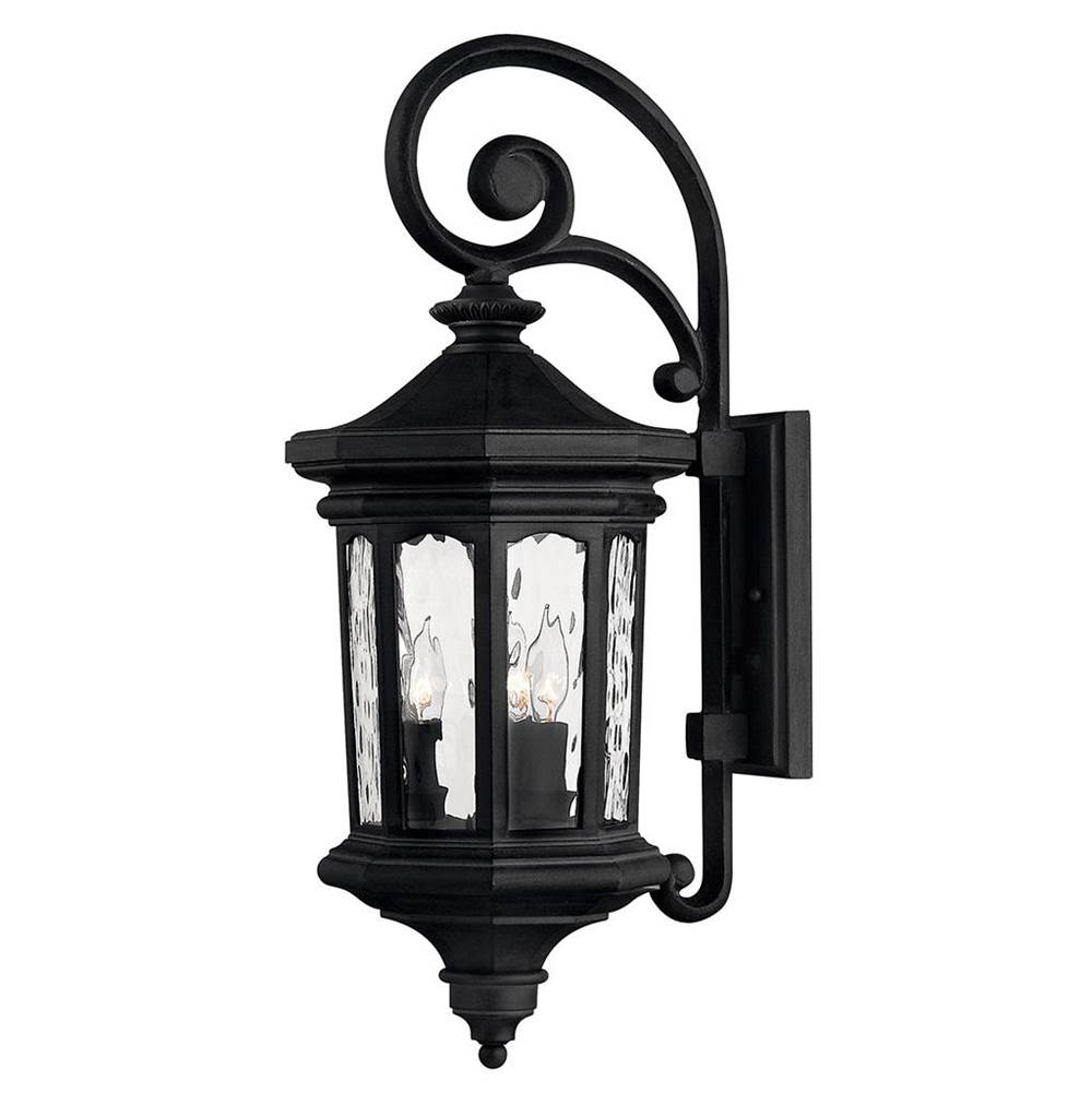 Hinkley Lighting 1604MB-LL Museum Black Medium Wall Mount Lantern Image 1