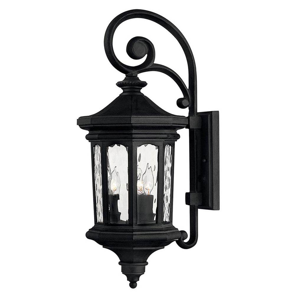 Hinkley Lighting 1604MB Museum Black Medium Wall Mount Lantern Image 1