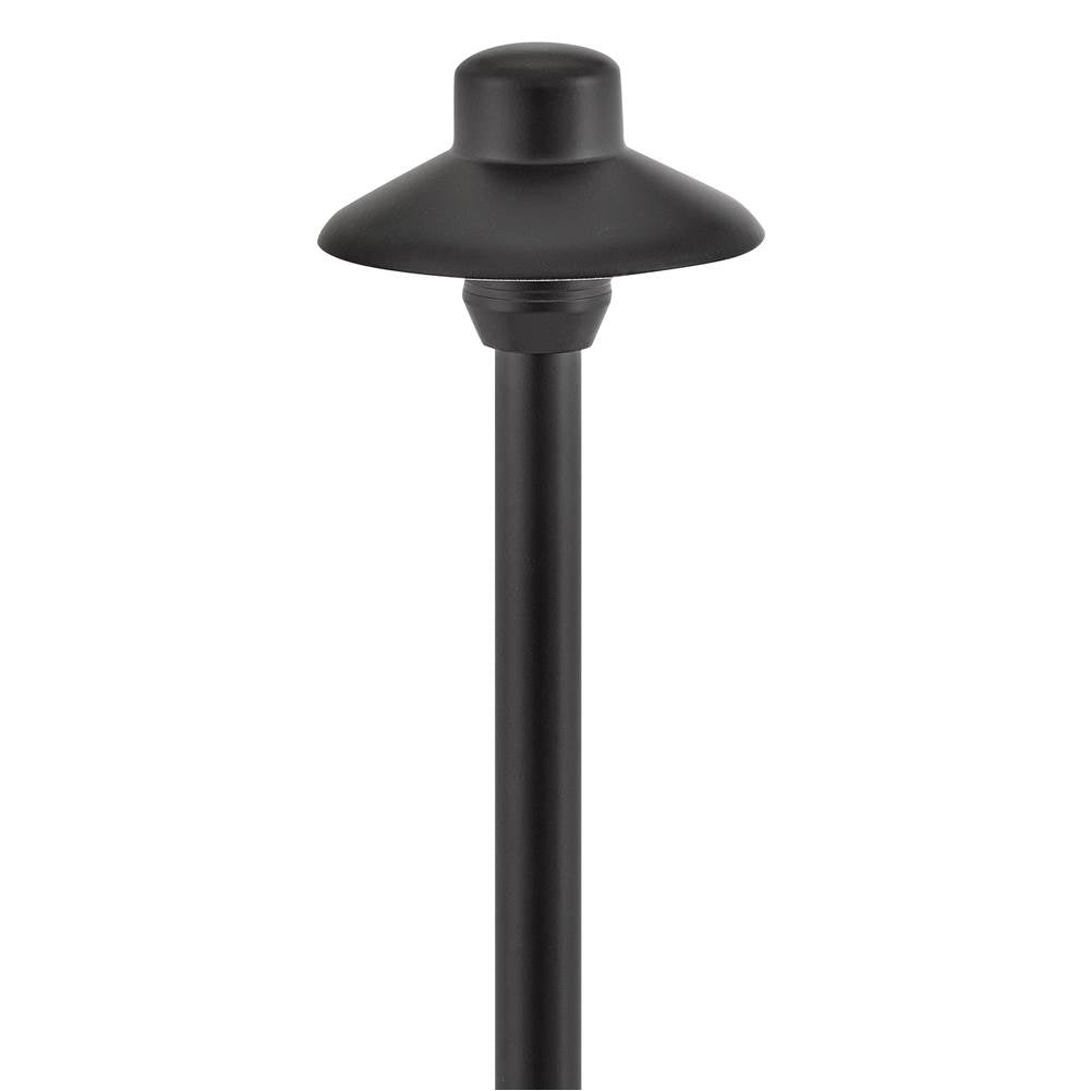 Hinkley Lighting 16050BSK-LL Brass Satin Black 12v Small Standard Led Path Light Image 1