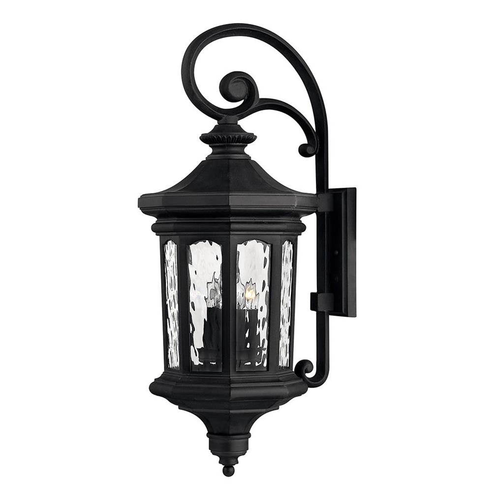Hinkley Lighting 1605MB-LL Museum Black Large Wall Mount Lantern Image 1