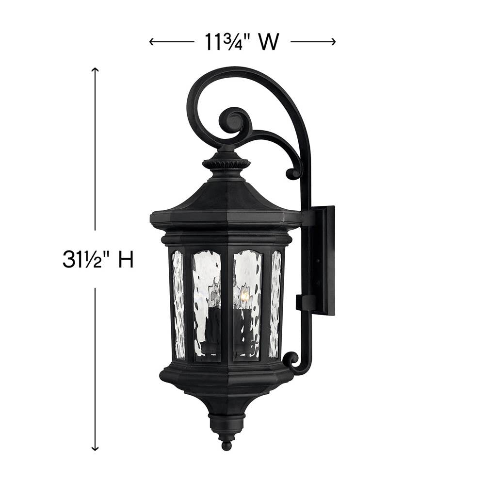 Hinkley Lighting Raley Large Wall Mount Lantern