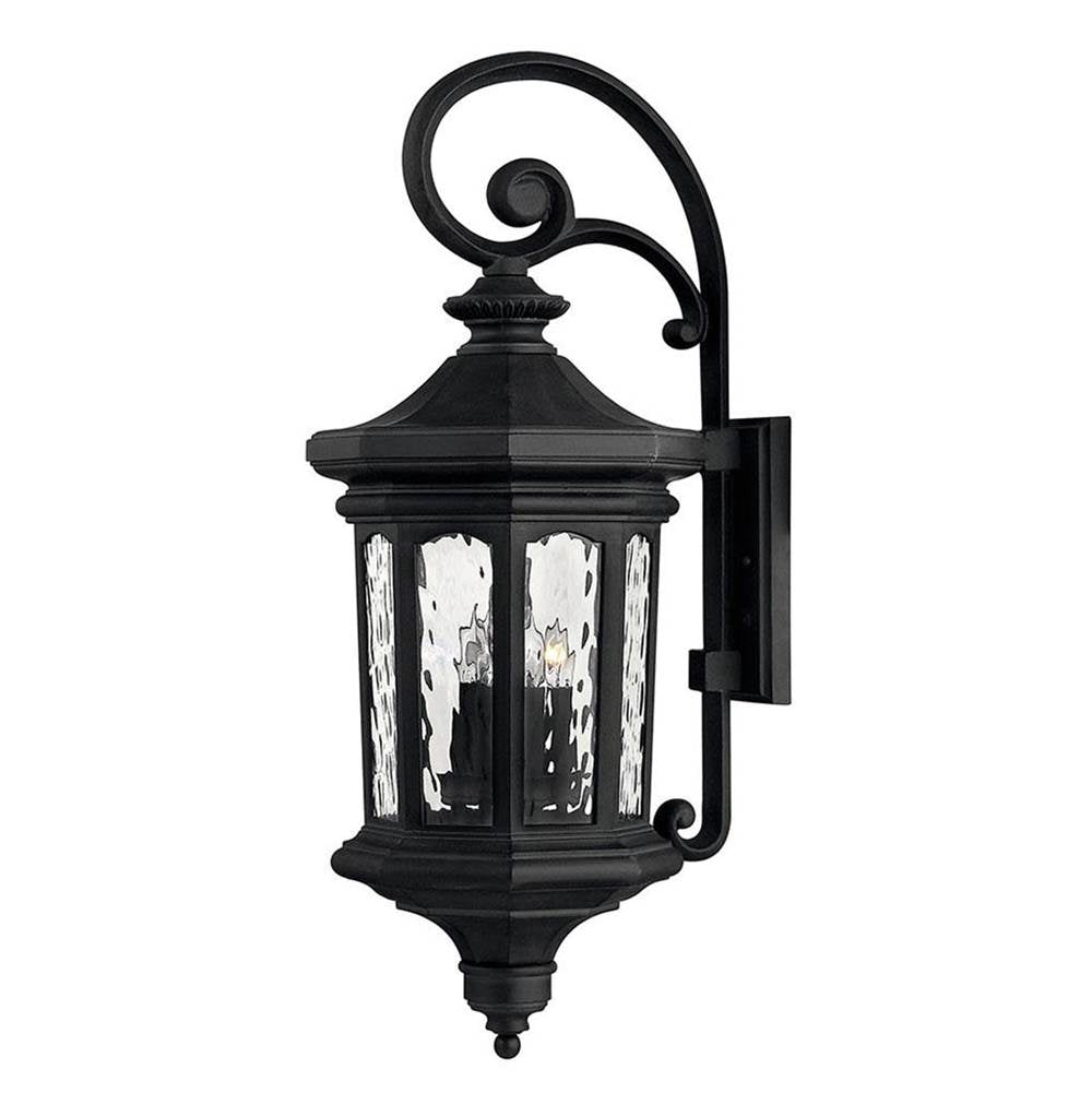 Hinkley Lighting 1605MB Museum Black Large Wall Mount Lantern Image 1