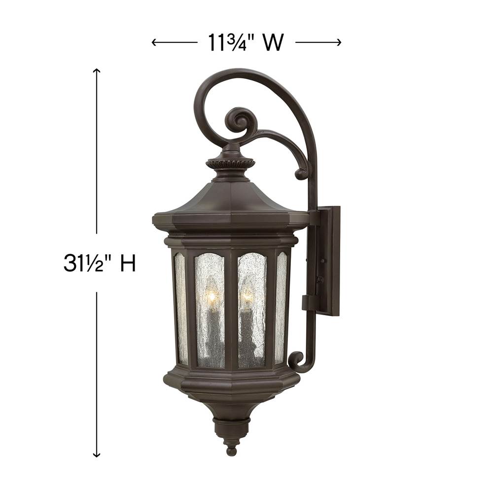 Hinkley Lighting Raley Large Wall Mount Lantern