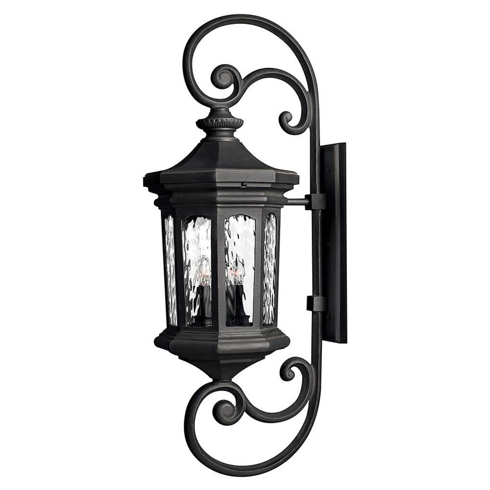 Hinkley Lighting 1609MB-LL Museum Black Extra Large Wall Mount Lantern Image 1