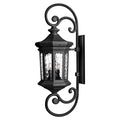 Hinkley Lighting 1609MB-LL Museum Black Extra Large Wall Mount Lantern Image 1