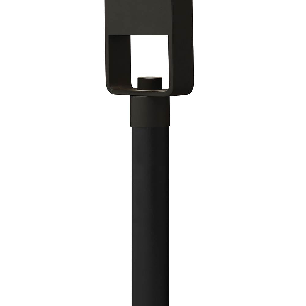 Hinkley Lighting 1641SK-LED Satin Black Large Post Top Or Pier Mount Lantern Image 4
