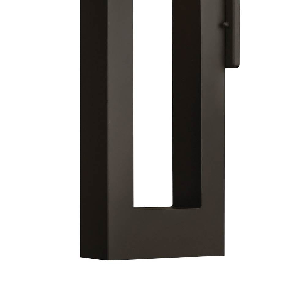Hinkley Lighting 1644SK-LED Satin Black Large Wall Mount Lantern Image 5