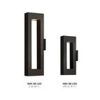 Hinkley Lighting 1644SK-LED Satin Black Large Wall Mount Lantern Image 4