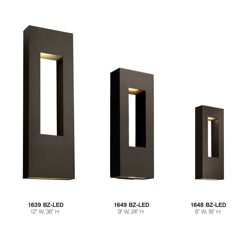 Hinkley Lighting 1648BZ-LED Bronze Medium Wall Mount Lantern Image 4