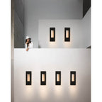 Hinkley Lighting 1648SK-LL Satin Black Medium Wall Mount Lantern Image 3
