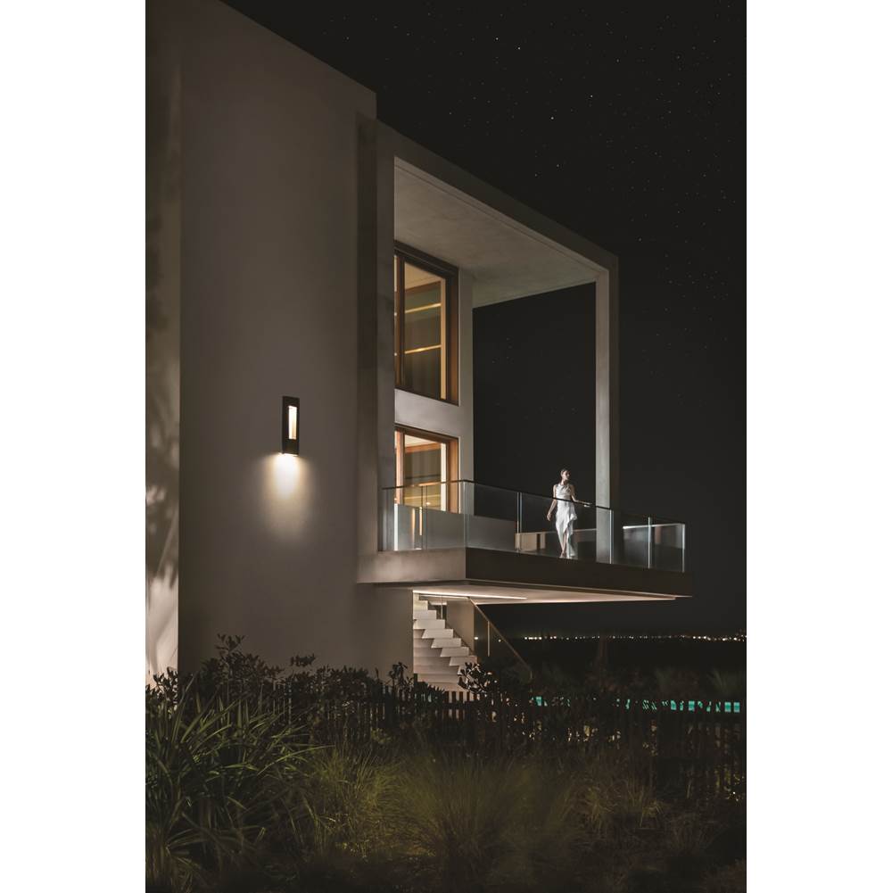 Hinkley Lighting 1648SK-LL Satin Black Medium Wall Mount Lantern Image 2