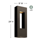Hinkley Lighting Atlantis Large Wall Mount Lantern