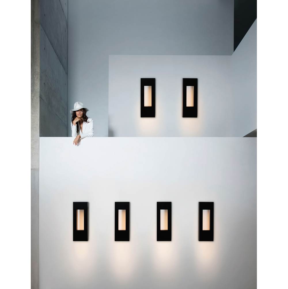 Hinkley Lighting 1649SK-LED Satin Black Large Wall Mount Lantern Image 4