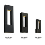 Hinkley Lighting 1649SK-LED Satin Black Large Wall Mount Lantern Image 3